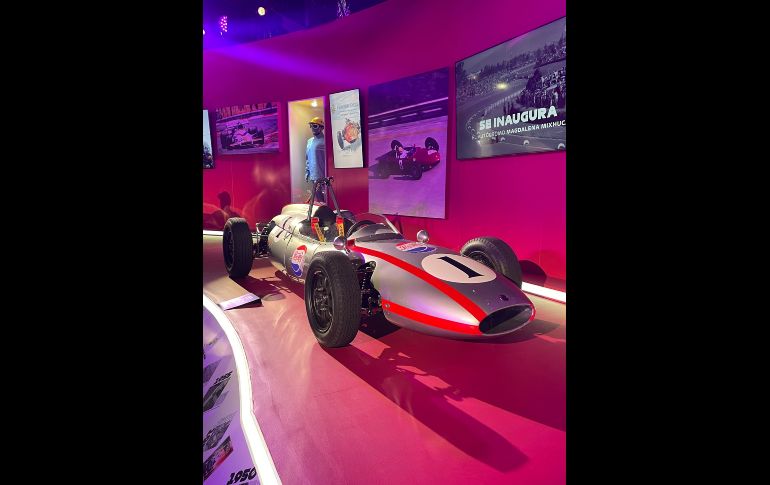 El Cooper T56 Prototipo de Ricardo Rodríguez de Fórmula Uno 1960 con el que ganó el primer lugar de la Fórmula Junior en México 1961.  EL INFORMADOR / P. Gallardo