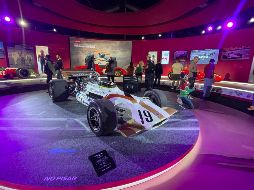 El Yardley BRM P153 de Pedro Rodríguez con el que ganó en Gran Premio de Bélgica de 1970. EL INFORMADOR / P. Gallardo