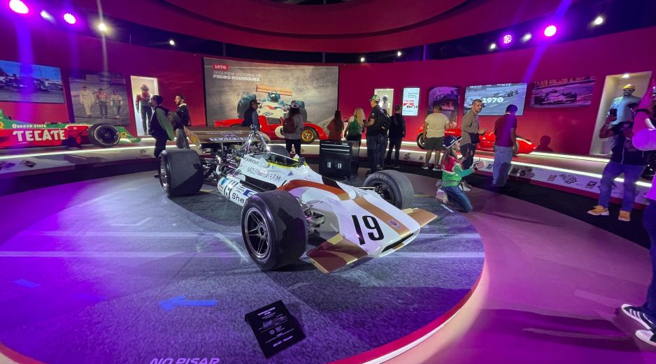 El Yardley BRM P153 de Pedro Rodríguez con el que ganó en Gran Premio de Bélgica de 1970. EL INFORMADOR / P. Gallardo