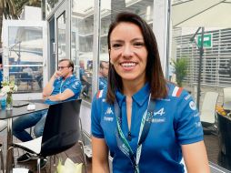 Dalia Ramos ha generado un fuerte liderazgo al interior de Alpine, pues es responsable del ensamble y mantenimiento de los coches del equipo. EL INFORMADOR/P. Gallardo