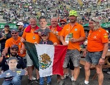 Aficionados mexicanos y holandeses en el Gran Premio de México. EL INFORMADOR/P. Gallardo