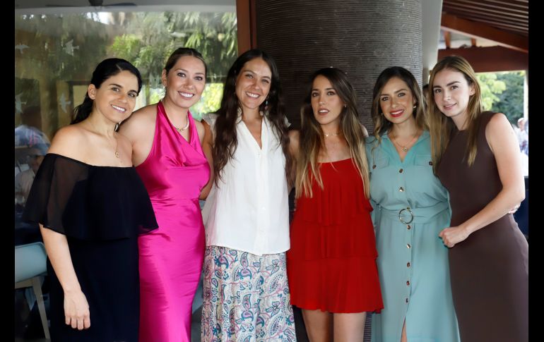 Sonia Cervantes, Daniela Lozano, Ivana Bross, Ana Karen Vergara, Jennifer Hernández y Melody Villasana. GENTE BIEN JALISCO/Claudio Jimeno
