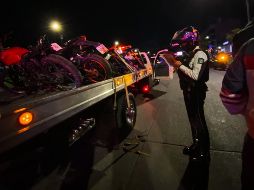 Informan que ya se realizan estrategias de acción desde el C5 para conocer las rutas habituales de los motociclistas y sorprenderles, a fin de comenzar a inhibir estas prácticas. ESPECIAL