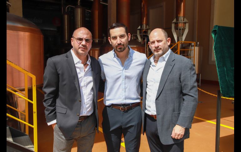 Juan Pablo Martínez, Daniel Orendain y José Ramírez. GENTE BIEN JALISCO/ Antonio Martínez