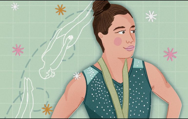 Dafne Navarro fue la primera mexicana en clasificar a unos Juegos Olímpicos en la prueba individual de gimnasia de trampolín y obtuvo plata en los Juegos Panamericanos Toronto 2015. ESPECIAL/M. Robles