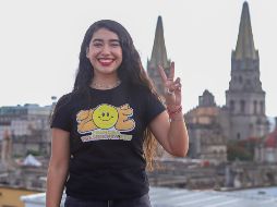 La candidata de Proyecto U, Zoé Elizabeth García Romero, es la virtual ganadora de la dirigencia de la FEU. EL INFORMADOR/ CARLOS ZEPEDA