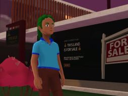 Un avatar en Decentraland. DECENTRALAND