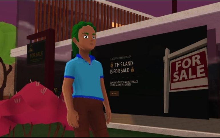 Un avatar en Decentraland. DECENTRALAND
