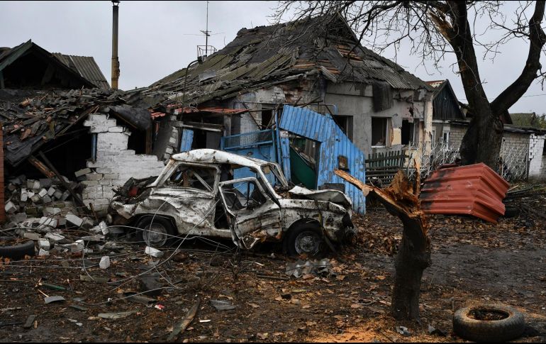 Estados Unidos y sus aliados acusan a Rusia de usar los drones iraníes para golpear la infraestructura energética y objetivos civiles en Ucrania. AP/A. Andriyenko