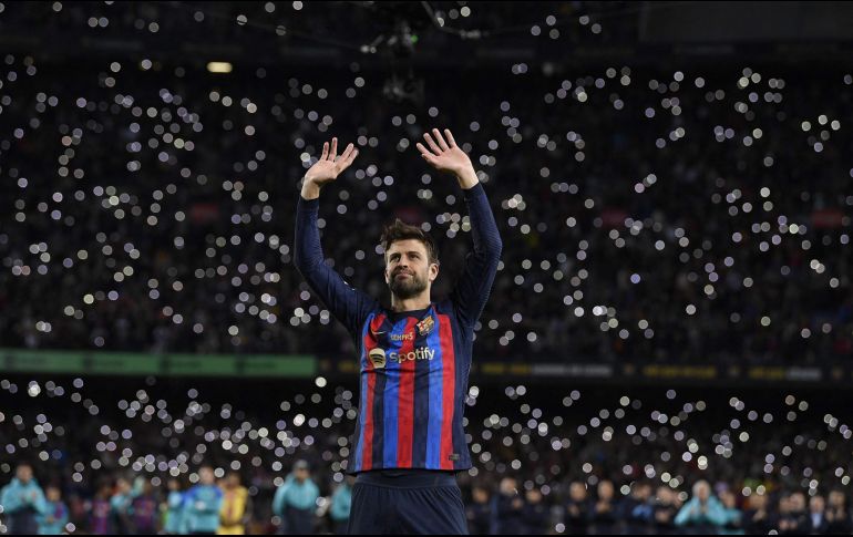 El canterano y leyenda del Barcelona se despidió ayer en suelo catalán. AFP/J. Lago