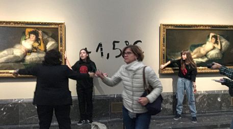 La policía arrestó a los activistas. AFP/Extinction Rebellion