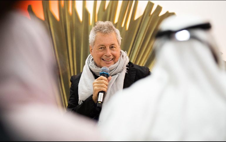 Alessandro Baricco dijo mostrarse contento por los lazos de literatura entre la cultura árabe y la italiana. CORTESÍA/SIBF