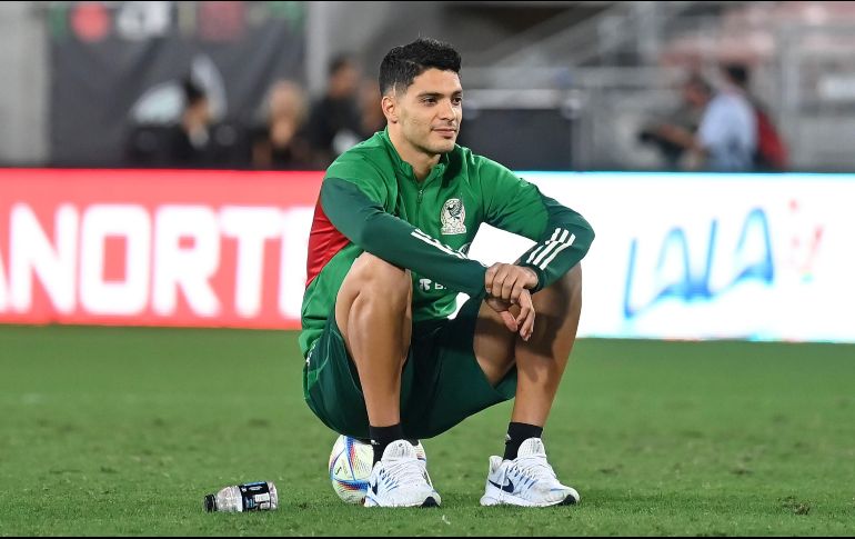 Raúl pelea el puesto con Rogelio Funes Mori, Santiago Giménez y Henry Martín como centros delanteros del equipo Tricolor. IMAGO7