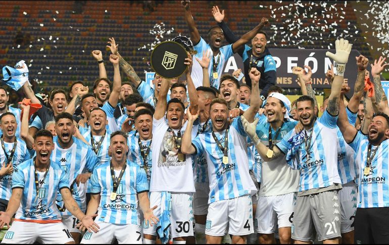 Racing se proclamó campeón tras vencer a Boca. AFP/R. GÓMEZ