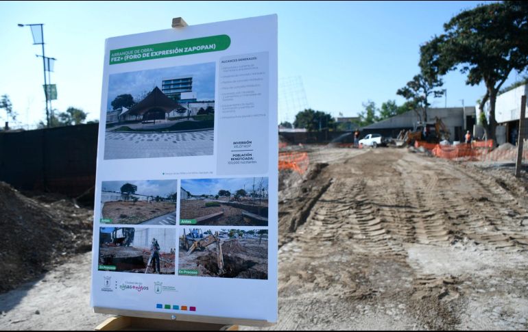 La zona que ocupará el FEZ+, ubicada a un costado del Centro Integral de Servicios de Zapopan, será un espacio donde puedan darse cita distintas manifestaciones culturales. ESPECIAL