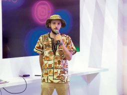 El youtuber originario de Jordania, Kasem Hato, ofreció una charla en la zona de redes sociales. EL INFORMADOR/ E. Esparza