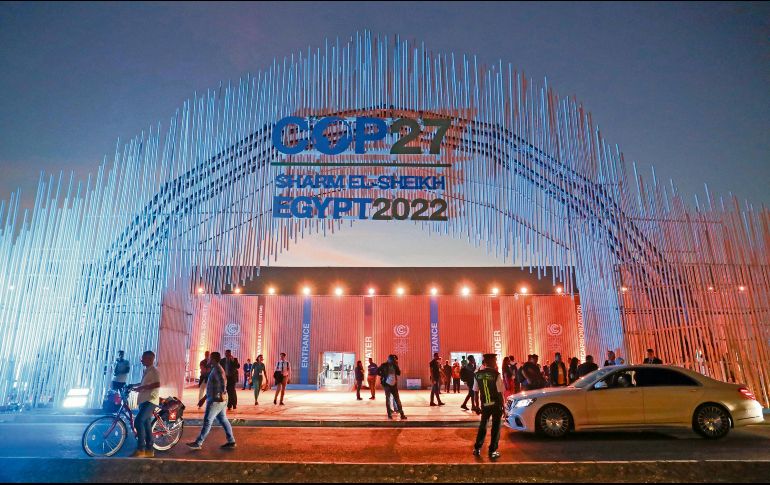 Líderes mundiales se encuentran participando en la conferencia anual COP27 que se realiza del 6 al 18 de noviembre de 2022. XINHUA