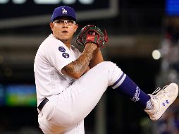 Julio Urías terminó con un registro de 17-7, mientras lideró la Liga Nacional con efectividad de 2.16. AP / ARCHIVO