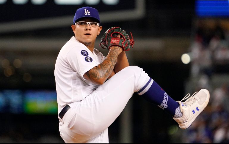 Julio Urías terminó con un registro de 17-7, mientras lideró la Liga Nacional con efectividad de 2.16. AP / ARCHIVO