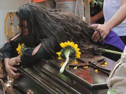 El cuerpo de Ariadna Fernanda López fue encontrado en la carretera rumbo a Tepoztlán, Morelos; el sepelio se realizó el pasado 5 de noviembre en Ciudad de México. SUN / F. Rojas