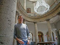 Desde el Teatro Degollado, el director de orquesta comparte que se formó en Colombia y Estados Unidos. EL INFORMADOR/ C. Zepeda