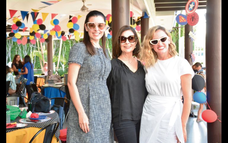 Priscilla Montilla, Miriam Carrillo y Paulina González. GENTE BIEN JALISCO/Marifer Rached