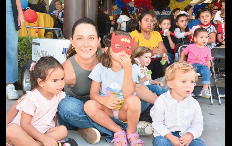 Olivia Salcido, Ceci Rams, Macarena Chidan y Lázaro Chidan. GENTE BIEN JALISCO/Marifer Rached