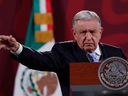 López Obrador manifiesta que aunque no se tenga crecimiento, la distribución de la riqueza en lo que va de su gobierno no tiene antecedente en el México moderno. EFE / M. Guzmán