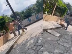 Los dos agresores ya fueron identificados y las autoridades los buscan. ESPECIAL