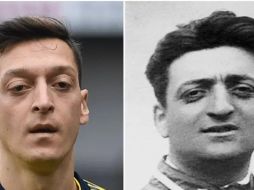 Un parecido que ha dado mucho de qué hablar en internet: Mesut Ozil, futbolista alemán de ascendencia turca, nació en 1988 y Enzo Ferrari, fundador de la escudería Ferrari, nació en Italia en 1898. GETTY IMAGES /