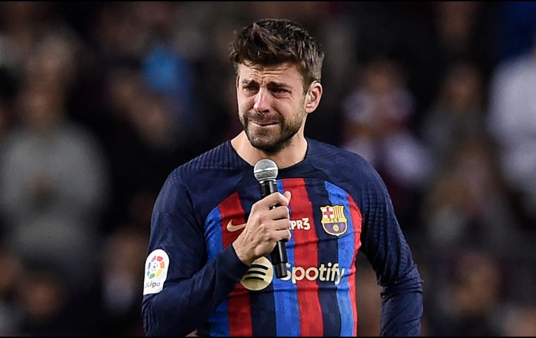 Piqué tomó una de las decisiones más difíciles de su vida al dejar el fútbol. AFP/ARCHIVO