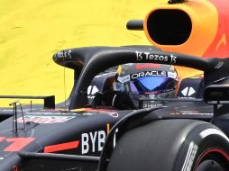 Las ganas que le quedaron de ser el ganador del Gran Premio de México las ha comenzado a demostrar Checo Pérez desde este viernes en Brasil. AFP / E. Sa