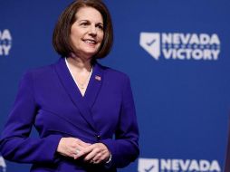 La demócrata Catherine Cortez Masto retuvo la banca del Senado de Nevada, reportan medios. AFP/ARCHIVO