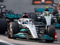 En el GP de Brasil, Mercedes dominó a placer, haciendo el 1-2 con George Russell como ganador (foto) y Hamilton en segundo lugar. EFE / F. Bizerra