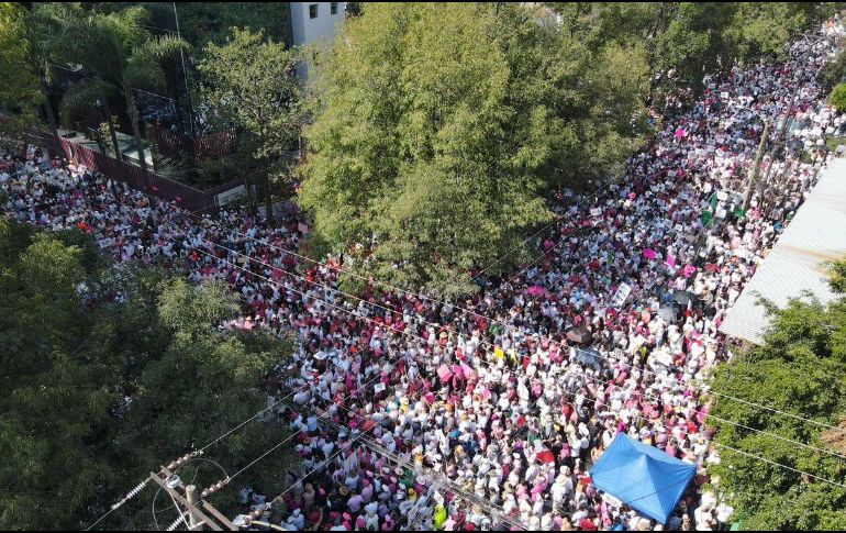 En Guadalajara hubo fuertes movilizaciones. EL INFORMADOR/A. Navarro