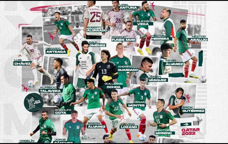 Estos 26 guerreros intentarán desafiar al destino y hacer historia en un Mundial atípico. TWITTER / @miseleccionmx