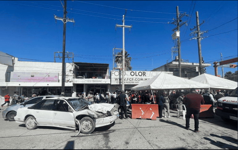 De los 22 atropellados, 17 se encuentran policontundidos y estables, los cuatro restantes, con lesiones graves. TWITTER / @FuriaNegra77