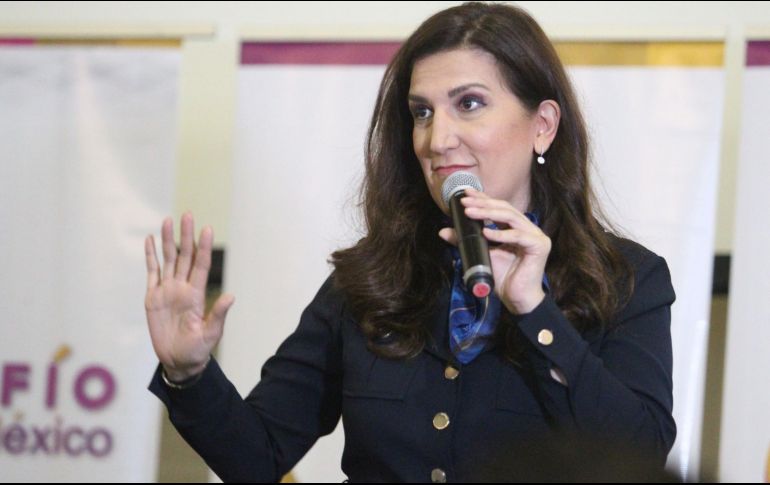 Kenia López sostuvo que como el gobierno morenista no va a ganar las elecciones con votos, quiere ganar con trampa. EL INFORMADOR/ARCHIVO