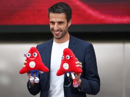 Tony Estanguet, presidente del Comité Organizador de París 2024 presentó a Phryge Olímpica y la Phryge Paraolímpica. EFE