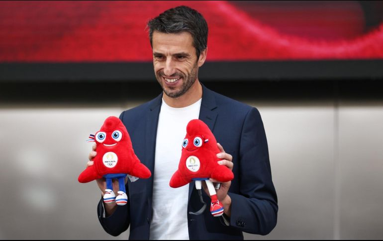Tony Estanguet, presidente del Comité Organizador de París 2024 presentó a Phryge Olímpica y la Phryge Paraolímpica. EFE
