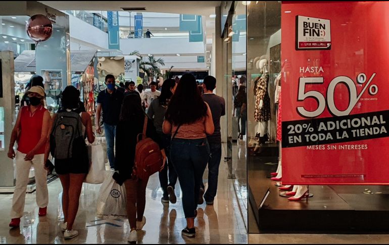 Las ofertas y descuentos que ofrecen tiendas departamentales están por llegar con la décima segunda edición de El Buen Fin 2022. EL INFORMADOR / ARCHIVO