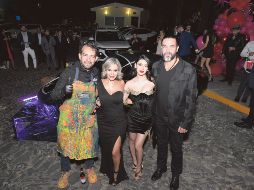 Juan Carlos Santoscoy, Irene Donato, Andrea Donato, Alvaro Cuevas. GENTE BIEN JALISCO/Gabriel Rodríguez