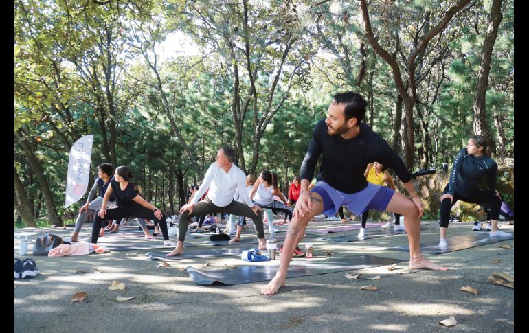 En la clase de Yoga. GENTE BIEN JALISCO/Claudio Jimeno