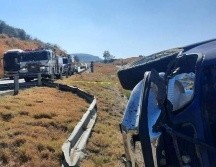 El accidente fue reportado alrededor de las 12:00 horas de este martes en la vialidad mencionada entre los límites de Zapotlán del Rey y Ocotlán en el kilómetro 450. ESPECIAL