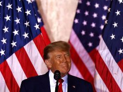 Trump presentó los formularios oficiales ante el Partido Republicano como precandidato a la presidencia de EU. AFP