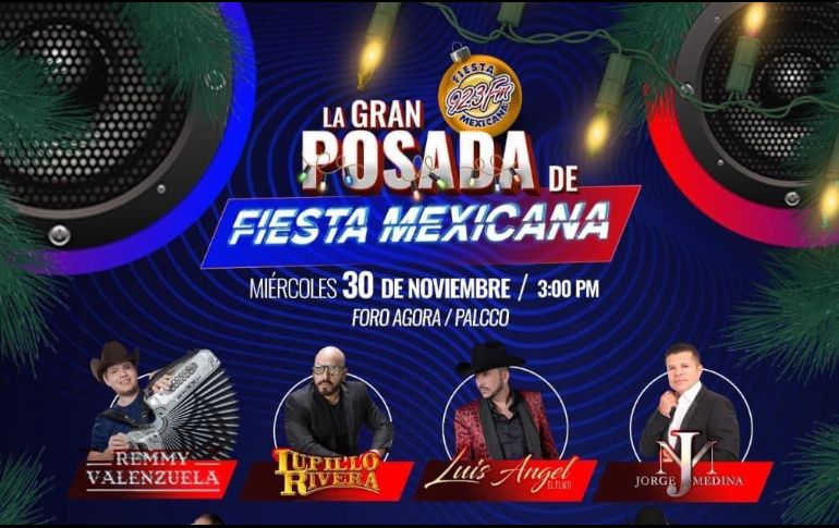 “La Gran Posada” se desarrollará el miércoles 30 de noviembre en punto de las 15:00 horas. CORTESÍA