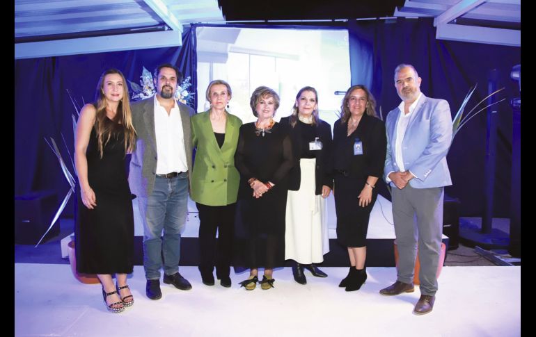 Diana Zohn, Fernando González de la Peña, Gracia Cevallos, Cristina Ojeda, Verónica Jiménez, Judith Águila y Juan Carlos González. GENTE BIEN JALISCO/Tony Martínez