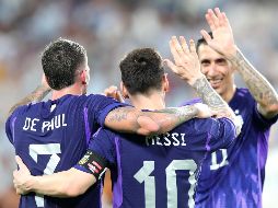 Lionel Messi brilló con Argentina y la albiceleste llega motivada a Qatar 2022. EFE/A. HAIDER