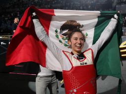 Fue dentro de la categoría de -49 kilogramos que la mexicana se proclamó como la mejor del planeta. CORTESÍA/CODE