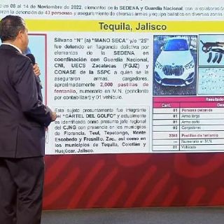 Confirman la detención del "25" en Tequila; le hallaron armas y fentanilo
